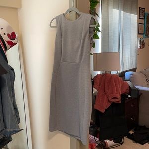 Grey Calvin Klein work dress